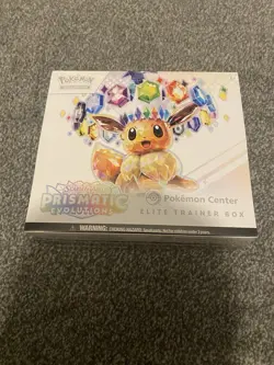 Prismatic Evolutions Pokemon Center Elite Trainer Box ETB Sealed Acrylic Case - Image 3