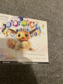 Prismatic Evolutions Pokemon Center Elite Trainer Box ETB Sealed Acrylic Case - Image 4
