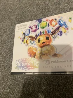 Prismatic Evolutions Pokemon Center Elite Trainer Box ETB Sealed Acrylic Case - Image 5