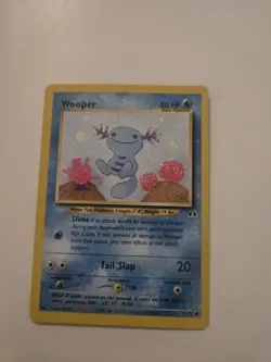 Pokemon TCG Wooper Neo Discovery Card 71/75 Regular LP - Image 1