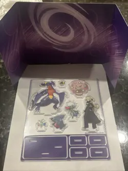 Pokemon Cynthia's Garchomp ex Premium Collection Acrylic Standee + Backdrop Only - Image 2