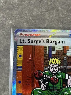 Lt. Surge's Bargain SIR 185/132 - Pokemon TCG Mega Evolution 2025 (Near Mint) NM - Image 2