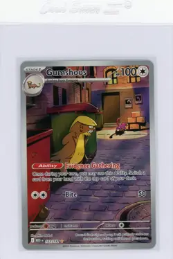 Gumshoos 153/132 Full Art Holo Illustration Rare Mega Evolution Pokemon 2025 - Image 1