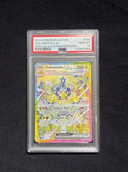 Galvantula EX 168/142 SIR Pokemon Sv07: Stellar Crown Holo GEM MINT PSA 10 - Image 2