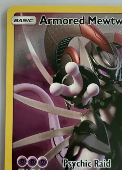 Pokemon Armored Mewtwo Full Art Promo SM228 LP/NM - Image 2