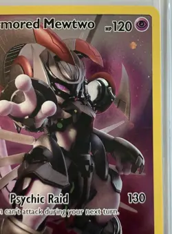 Pokemon Armored Mewtwo Full Art Promo SM228 LP/NM - Image 3