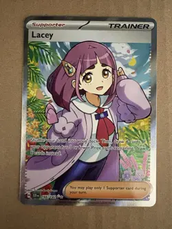 Pokemon - Stellar Crown - Lacey 166/142 - Ultra Rare Holo NM - Image 1