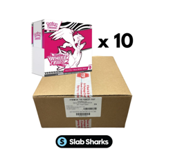 POKEMON SCARLET & VIOLET WHITE FLARE 10 BOX ELITE TRAINER BOX ETB SEALED CASE c - Image 1