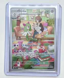 Pokemon TCG Kirlia Scarlet & Violet Base Set 212/198 Holo Illustration Rare NM - Image 3