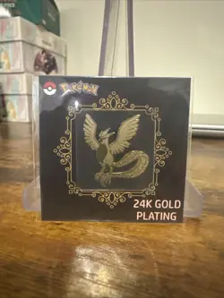 Articuno 24K Gold Plated Pokemon Sticker Korean Striking Popping Candy - Image 1