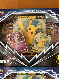 Pokemon TCG: Pikachu V Box - Lot of 2 Sealed - Fusion Strike + Brilliant Stars ! - Image 3