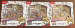 Lot of 3 Pokemon TCG Scarlet & Violet 151 Alakazam EX Collection Box New Sealed! - Image 1