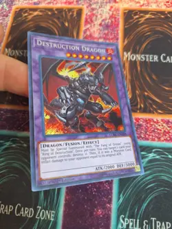 Yu-Gi-Oh! Destruction Dragon LCKC-EN108 Secret Rare 1st Edition Near Mint - Image 2