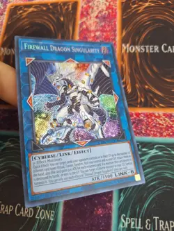 Yugioh Firewall Dragon Singularity CYAC-EN047 Secret Rare 1st Edition Near Mint - Image 2