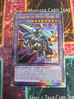 Yu-Gi-Oh! Rindbrumm the Striking Dragon RA02-EN032 Quarter Century Secret 1st NM - Image 1