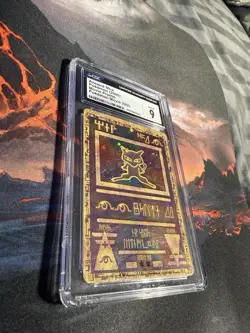 2000 Pokemon Game Promo Ancient Mew PSA 9 Mint DBL Swirl On Face! PERFECT CARD! - Image 2