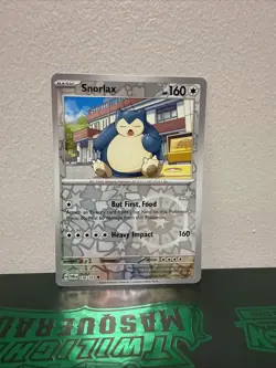 Pokemon TCG Snorlax Reverse Holo Card 136/167 Twilight Masquerade Sv06 - Image 1