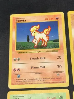 Vintage Pokemon Card Lot Base Set Shadowless 1999 WOTC MP/HP - Image 2