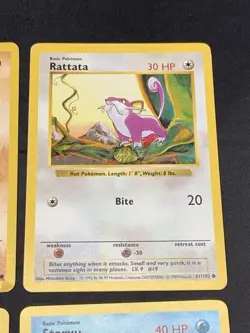 Vintage Pokemon Card Lot Base Set Shadowless 1999 WOTC MP/HP - Image 4