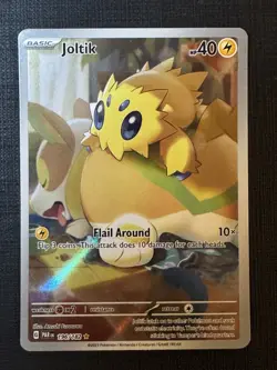 Pokemon TCG Joltik Paradox Rift Holo Card 196/182 Illustration Rare, Near Mint - Image 1