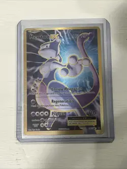Mewtwo EX Pokemon Trading Card Game 180 HP Psyburn Holofoil XY Evolutions - Image 1