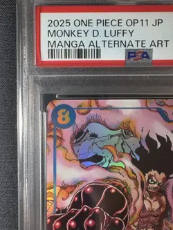 PSA10 Monkey D Luffy Comic Parallel Secret Super Japanese One Piece Card - Image 2