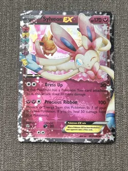 Sylveon EX RC21/RC32 Generations Ultra Rare Holo Card Pokemon TCG MP - Image 1