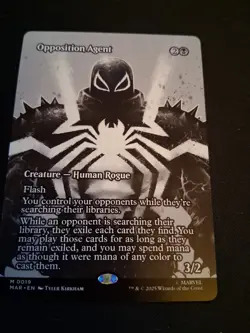 MTG MARVEL UNIVERSE OPPOSITION AGENT BORDERLESS RARE - Image 1