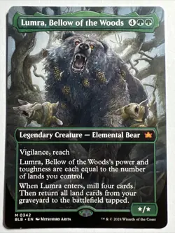 ✨Lumra, Bellow of the Woods✨ MTG | Bloomburrow | Borderless | NM | 0342 - Image 1