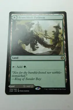 MTG Branchloft Pathway x1- -Zendikar Rising-Smoked - Image 1