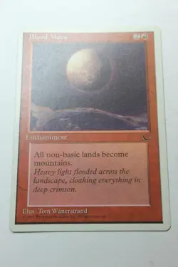 MTG Blood Moon x1- -Chronicles-Smoked - Image 1