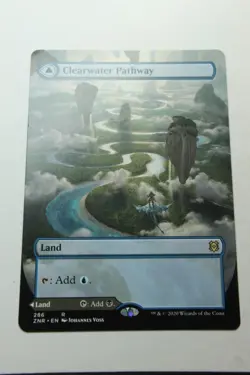 MTG Clearwater Pathway x1- -Zendikar Rising-Smoked - Image 1