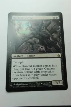 MTG Hunted Horror x1- -Ravnica: City of Guilds-Smoked - Image 1