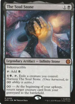MTG MARVEL UNIVERSE THE SOUL STONE MYTHIC RARE - Image 1