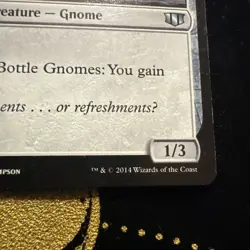 MTG Magic the Gathering Bottle Gnomes (231/397) Commander 2014 NM - Image 3