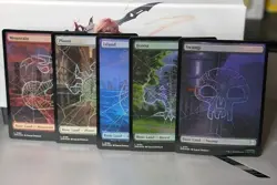 MTG Marvel's Spider-Man: Foil Land Set Full Art - Image 1