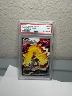 PSA 9 MINT Pikachu VMAX Lost Origin Trainer Gallery Pokemon TG17/TG30 English - Image 1