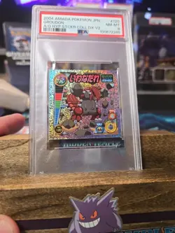 2004 AMADA POKEMON GROUDON ADV GEN STICKER COLLECTION DX V2 RAINBOW - Image 4
