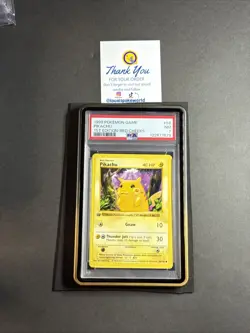 PSA 7 - 1999 POKEMON BASE SET 1ST EDITION-RED CHEEKS #58 PIKACHU - Image 2