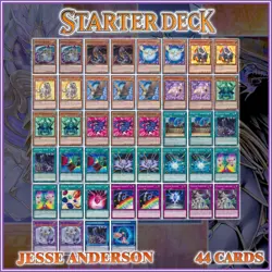 JESSE CRYSTAL BEAST STARTER DECK 44 | Rainbow Dragon Duelist Kingdom YuGiOh - Image 2