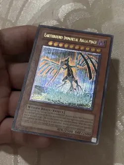 YuGiOh Earthbound Immortal Aslla Piscu RGBT-EN019 1st Edition Ultimate Rare NM - Image 3