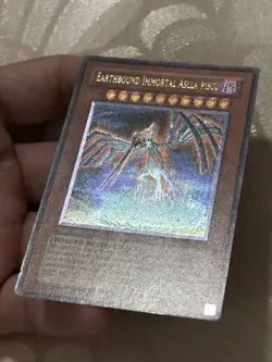 YuGiOh Earthbound Immortal Aslla Piscu RGBT-EN019 1st Edition Ultimate Rare NM - Image 5