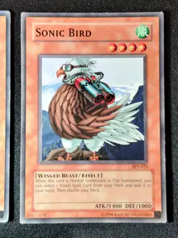 Yugioh Sonic Bird Wind Level 4 Effect Winged Beast Playset Common Unlimited - Image 2