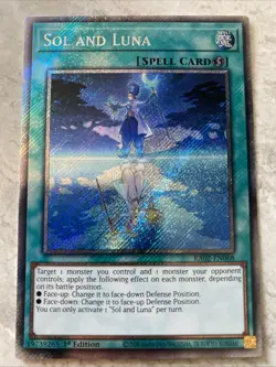 Yugioh - Sol and Luna (Platinum Secret Rare) - RA02-EN065 - 1st Ed - Image 1