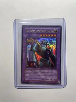 Yugioh: Evil Hero Lightning Golem (Ultimate Rare 1st Edition) GLAS-EN039 - Image 1