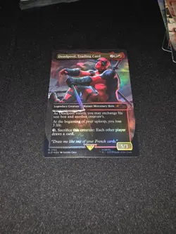 Deadpool, Trading Card (Rainbow Foil) Secret Lair Drop Foil - Image 1
