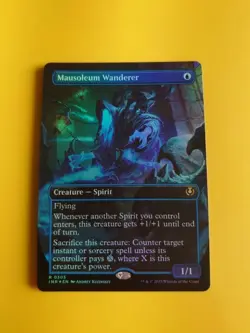 MAusoleum Wanderer. 0305 RARE INR FOIL MTG Card. Blue. spirit - Image 1