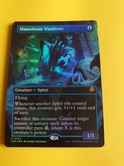 MAusoleum Wanderer. 0305 RARE INR FOIL MTG Card. Blue. spirit - Image 2