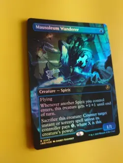MAusoleum Wanderer. 0305 RARE INR FOIL MTG Card. Blue. spirit - Image 3