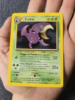 Crobat 4/64 Holo Rare Neo Revelation English Pokemon Card 2001 WoTC - Image 1